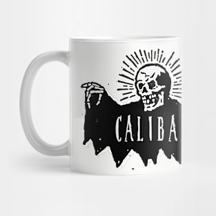 caliban skeleton skull Mug